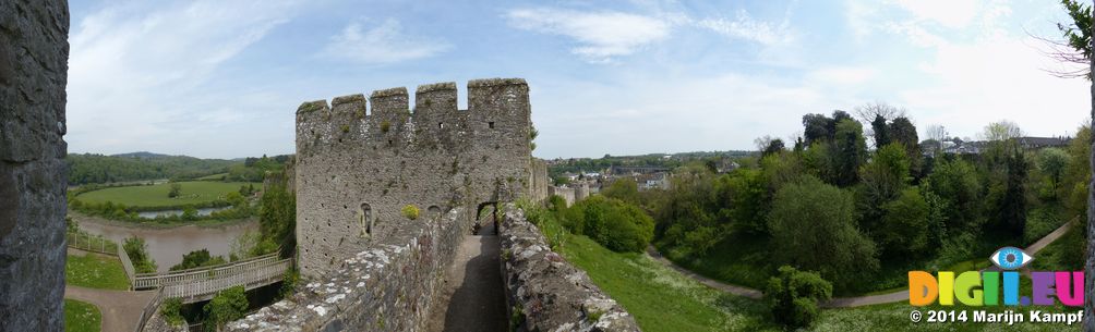 FZ005387-96 View from Chepstow castle wall